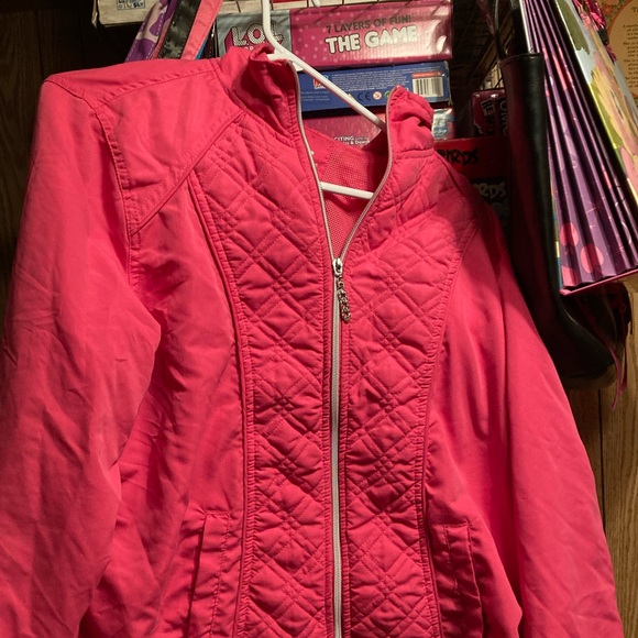 Three Hearts XL Pink Women’s Lightweight Jacket - Picture 2 of 9